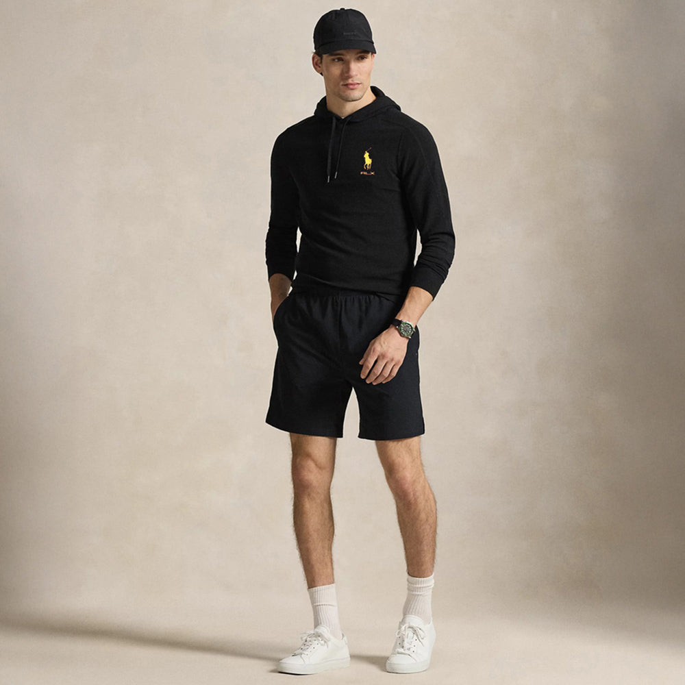 RLX Golf Pullover - RL Tour Pro Logo TW Hoodie - Black - Yellow AW26