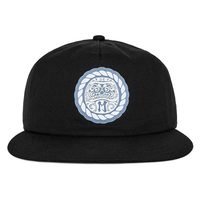 424053 - Malbon golf cap insignia snapback black WI26 M-10395 BLK 61