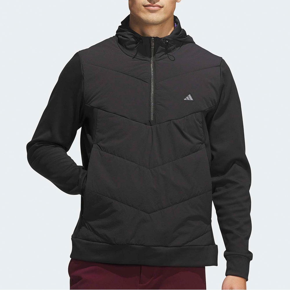 adidas Golf Jacket - U365+ CC Quilted Anorak - Black AW26