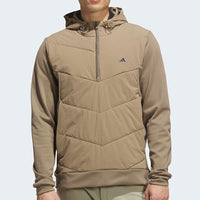 adidas Golf Jacket - U365+ CC Quilted Anorak - Khaki Six AW26