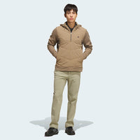 adidas Golf Jacket - U365+ CC Quilted Anorak - Khaki Six AW26