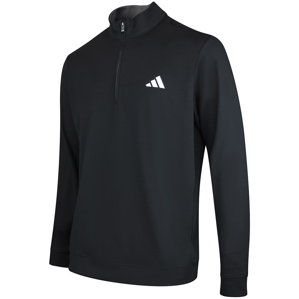 adidas Golf Pullover - U365 Classic QZ - Black AW26