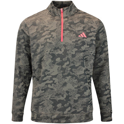 adidas Golf Pullover - U365 DWR QZ - Khaki Six AW26