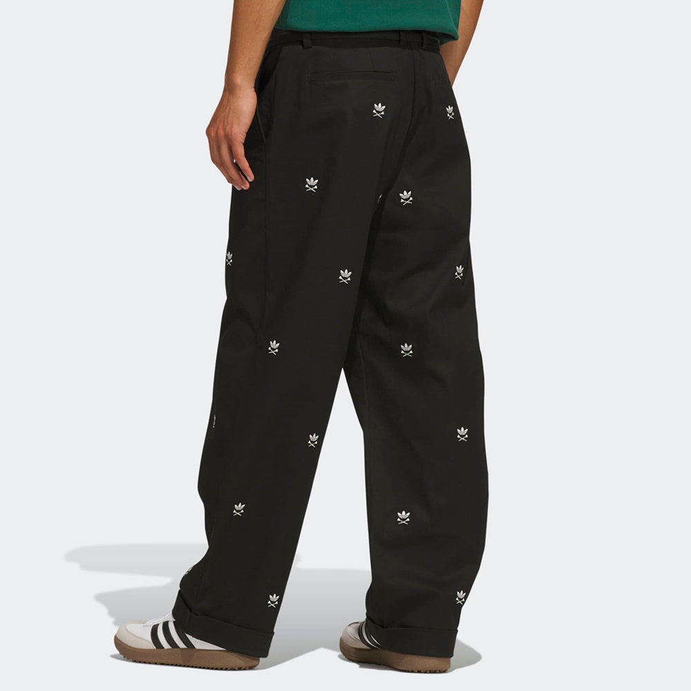 adidas Golf Originals - Loose Fit Embroidered Pants - Black AW26