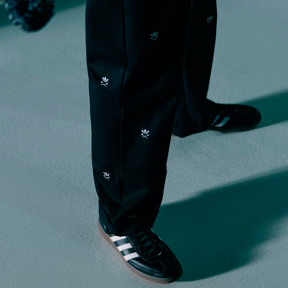 adidas Golf Originals - Loose Fit Embroidered Pants - Black AW26