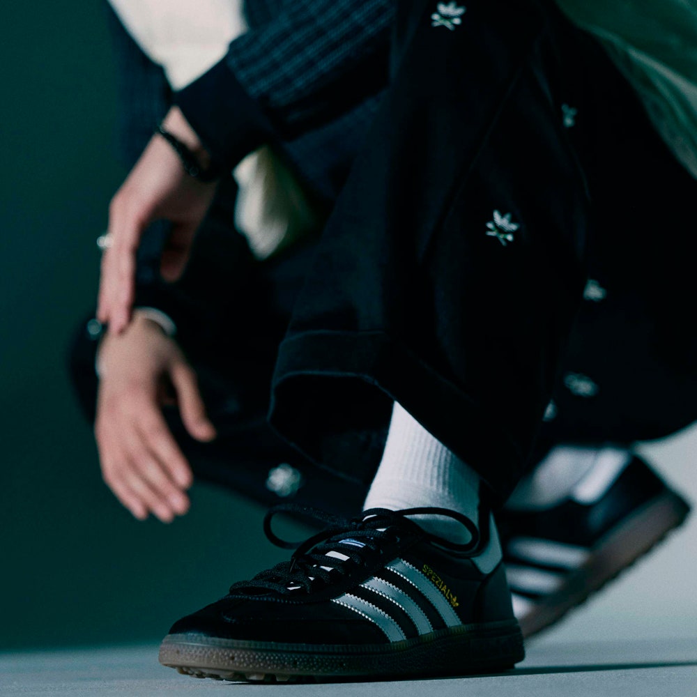 adidas Golf Originals - Loose Fit Embroidered Pants - Black AW26