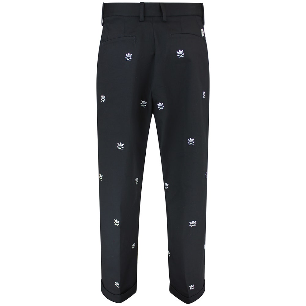 adidas Golf Originals - Loose Fit Embroidered Pants - Black AW26