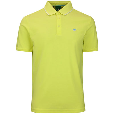 adidas Golf Originals - Twistknit Trefoil Polo - Pure Lemon AW26