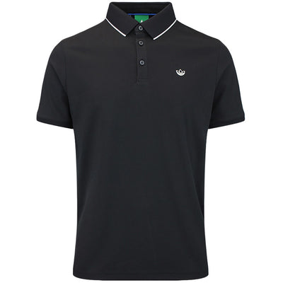 adidas Golf Originals - Twistknit Trefoil Polo - Black AW26