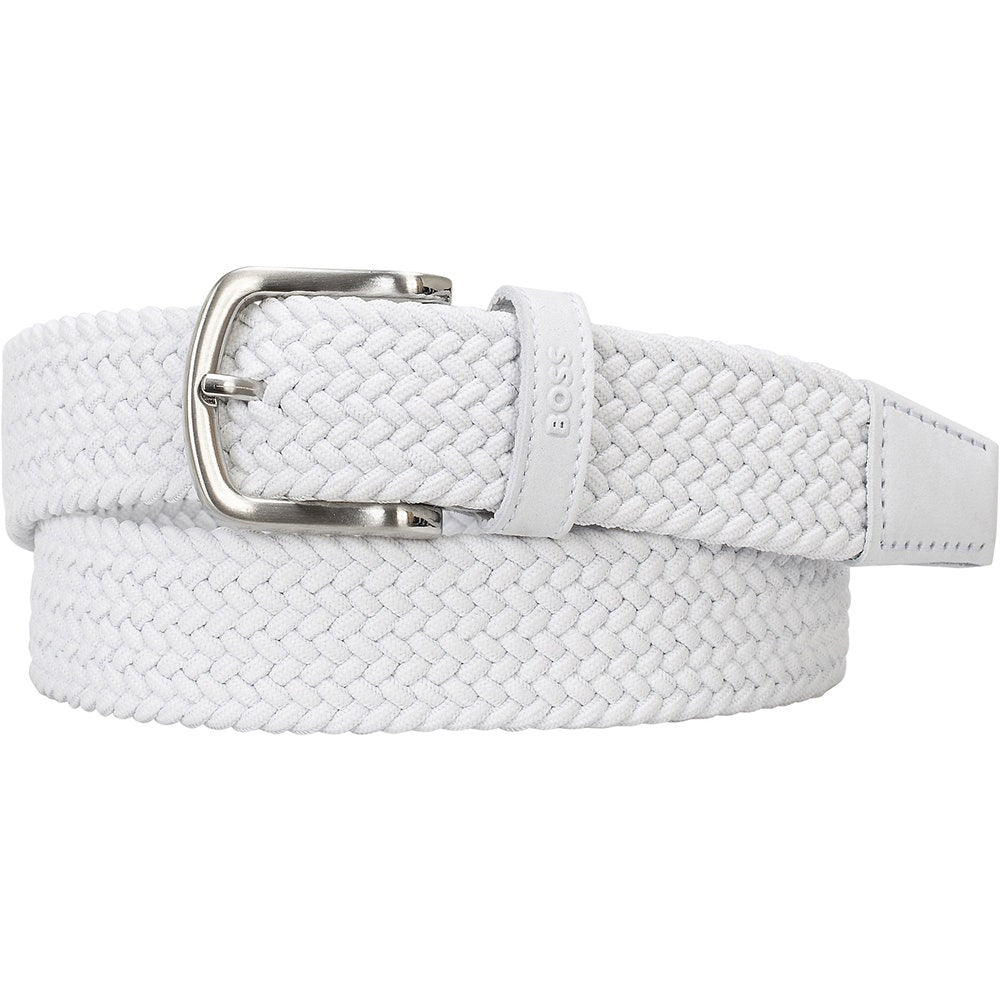 BOSS Golf Belt - Sash Woven - Bright White FA25