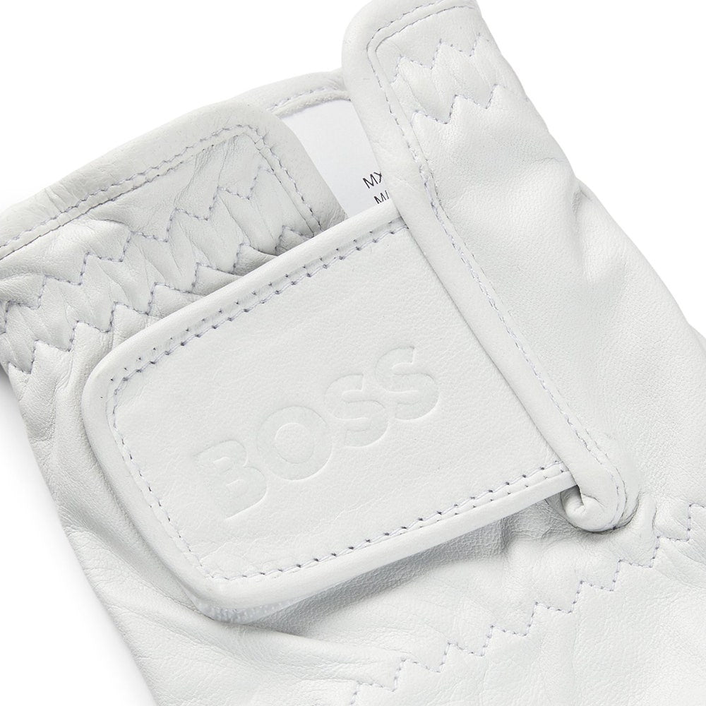 BOSS Golf Glove - Tohmas Leather LH - Bright White FA26
