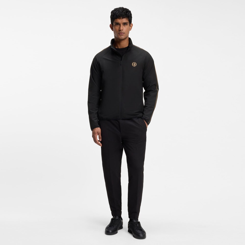 BOSS Golf Jacket - The Open '26 Commuter FZ - Black FA26
