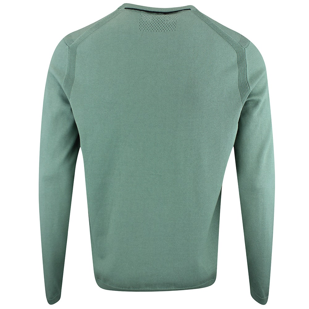BOSS Golf Jumper - Knitted Ever-X Crew Neck - Laurel Wreath WI25