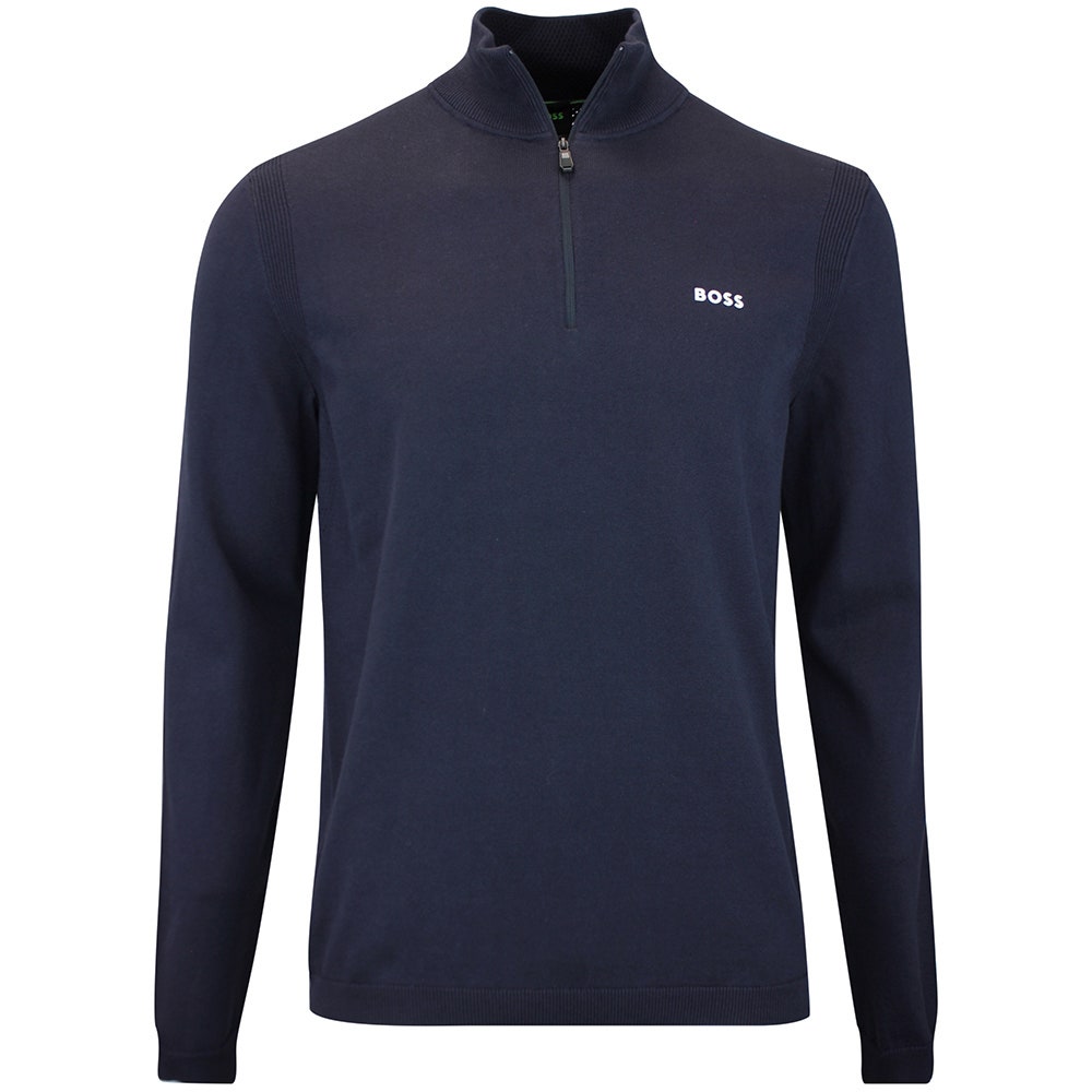 BOSS Golf Jumper - Knitted Ever-X QZ - Dark Navy WI26