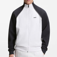BOSS Golf Mid Layer - Join Skaz FZ - Bright White SU26