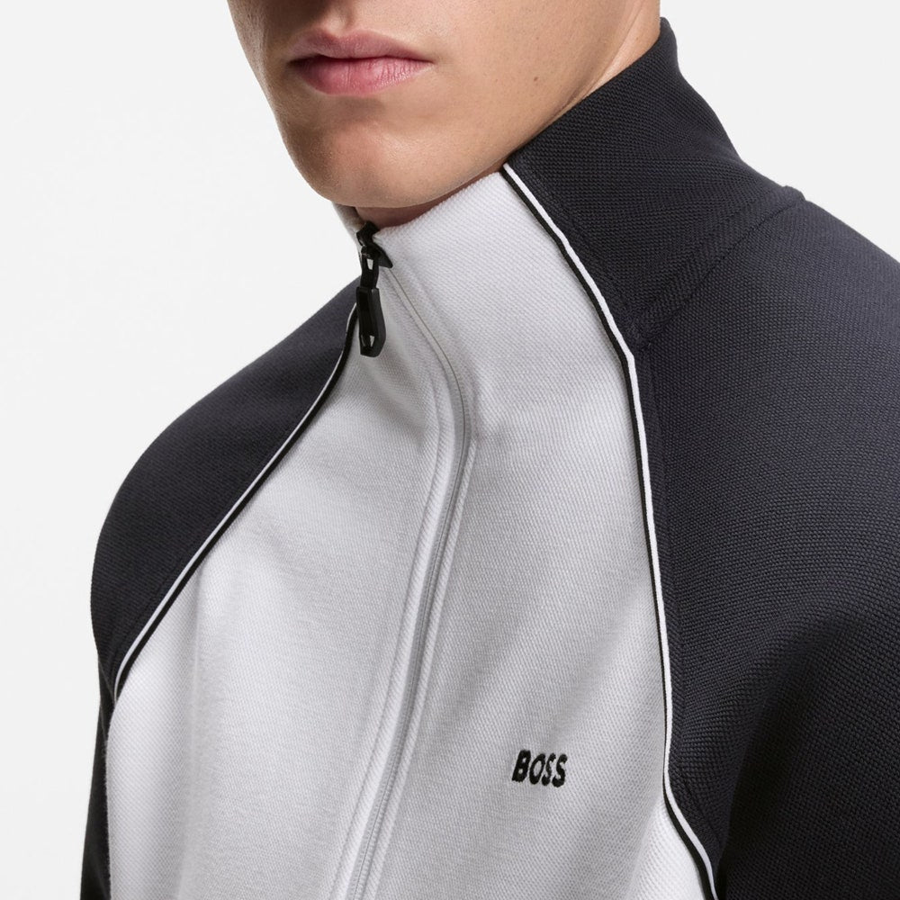 BOSS Golf Mid Layer - Join Skaz FZ - Bright White SU26