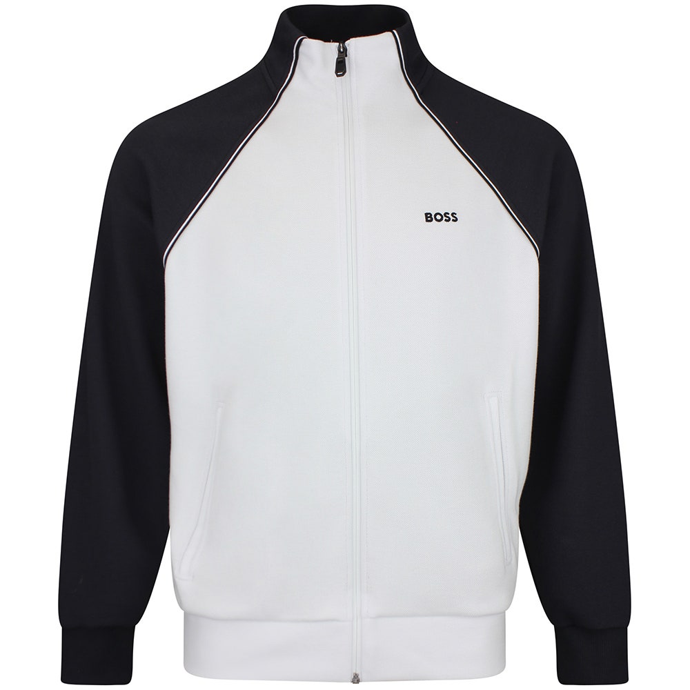 BOSS Golf Mid Layer - Join Skaz FZ - Bright White SU26