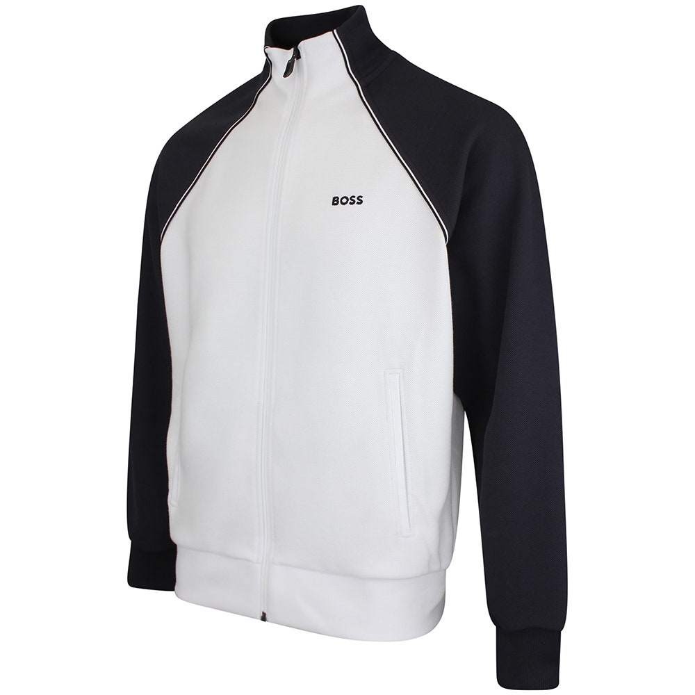 BOSS Golf Mid Layer - Join Skaz FZ - Bright White SU26