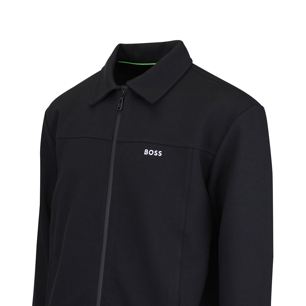 BOSS Golf Mid Layer - Member FZ Relaxed - Black SU26