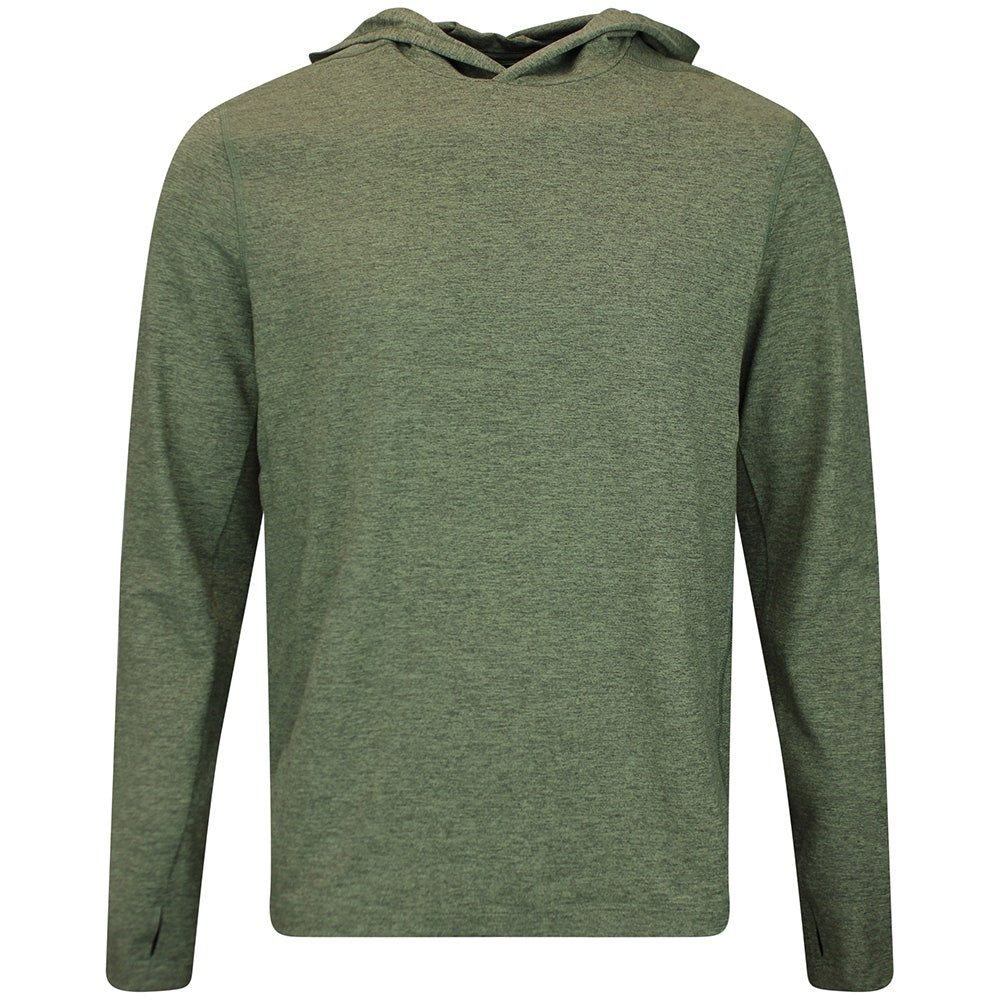 BOSS Golf Pullover - Active Hoodie - Khaki Heather WI26
