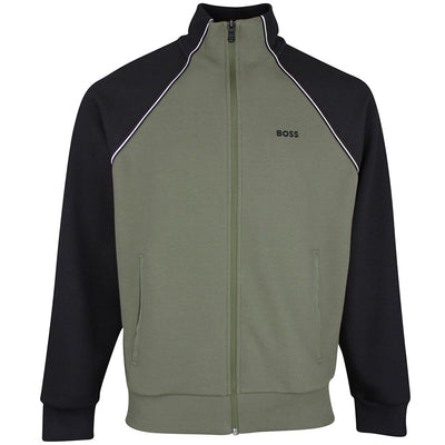 BOSS Golf Pullover - Join Skaz FZ - Olive Green SP26