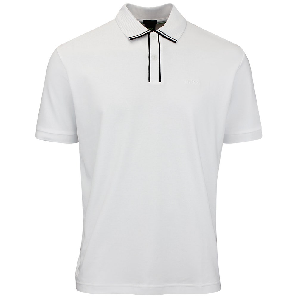 BOSS Golf Shirt - Cord Paddy Reg. Fit - Bright White WI26
