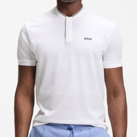 BOSS Golf Shirt - GOC Birdie 2 Reg. Fit - Bright White SU26
