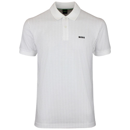 BOSS Golf Shirt - GOC Birdie 3 Reg. Fit - Bright White SU26