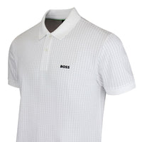 BOSS Golf Shirt - GOC Birdie 3 Reg. Fit - Bright White SU26