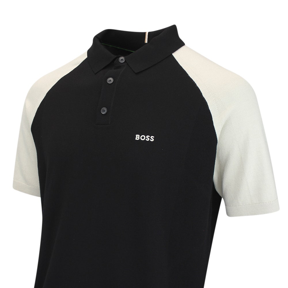 BOSS Golf Shirt - GOC Swing Knit Polo Reg. Fit - Black FA26