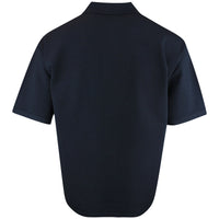 BOSS Golf Shirt - Knitted BC Lux Button Up - Dark Navy SP26