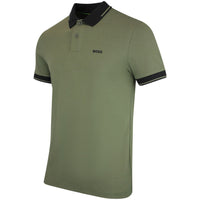 BOSS Golf Shirt - Network Paule Slim - Open Green FA26