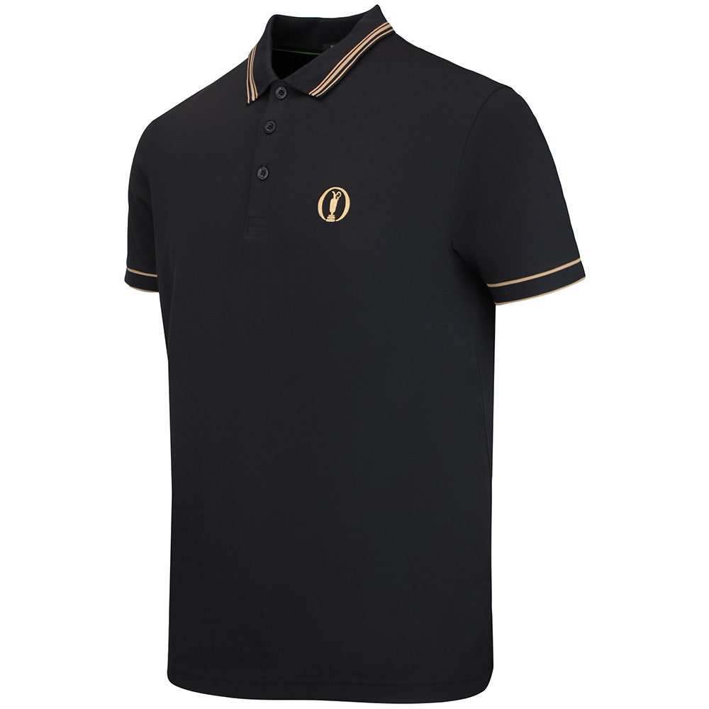 BOSS Golf Shirt - Paddy The Open '26 Reg. Fit - Black FA26