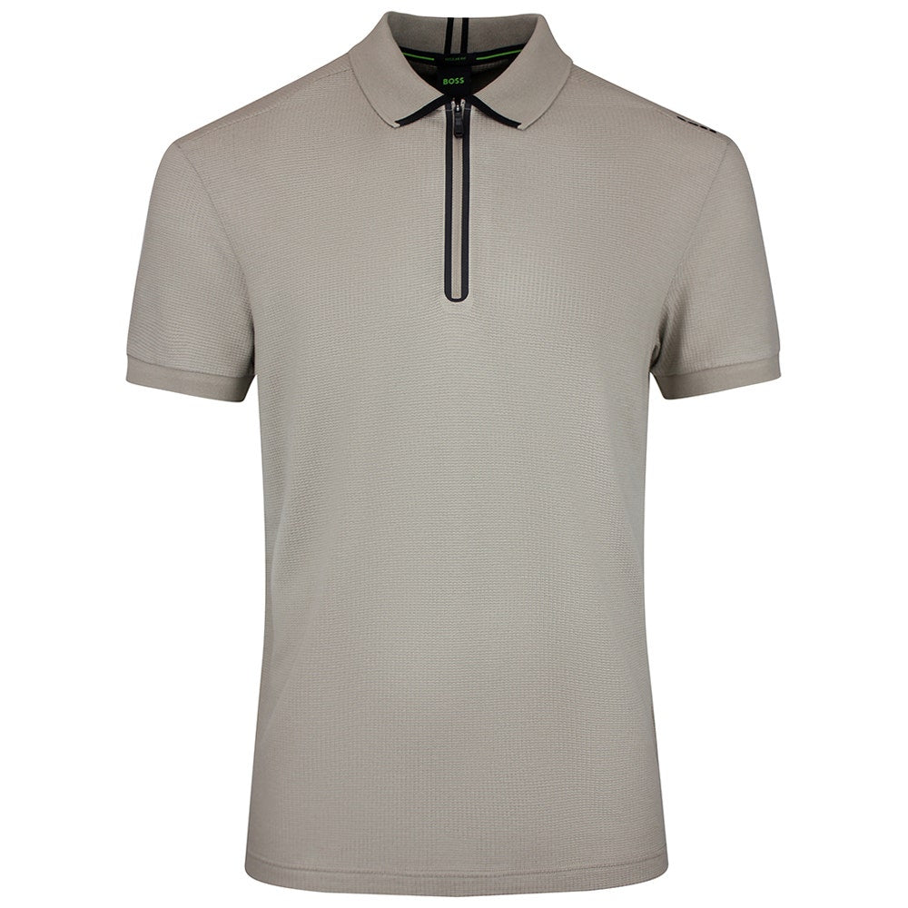 BOSS Golf Shirt - Terrace Reg. Fit QZ - Brindle SU26