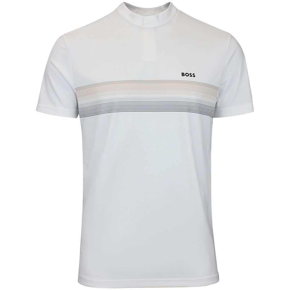 BOSS Golf Shirt - TOC Court 2 Slim Fit - Bright White WI26