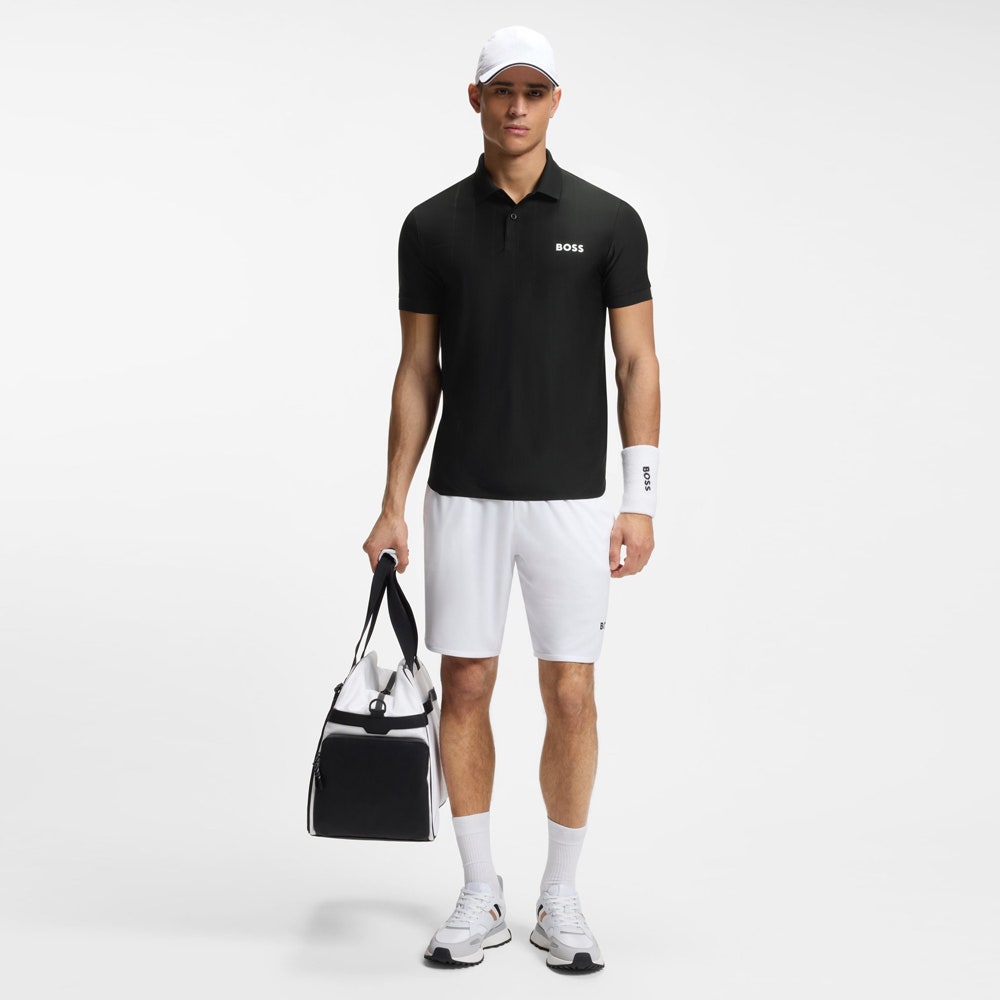 BOSS Golf Shirt - TOC Serve 1 Slim - Black SU26