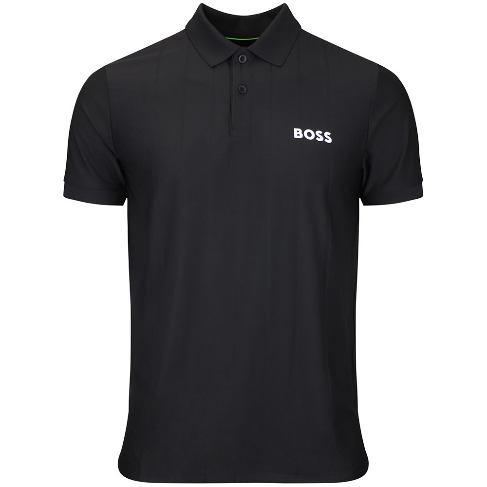 BOSS Golf Shirt - TOC Serve 1 Slim - Black SU26