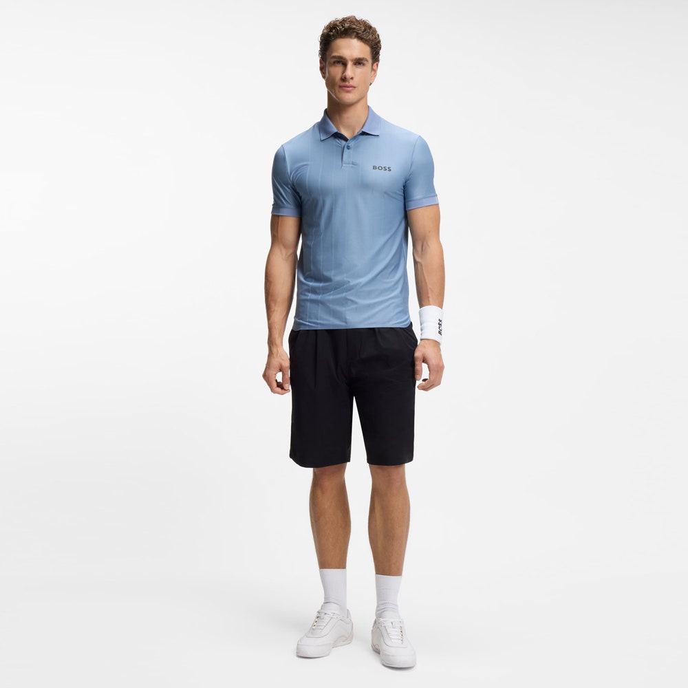 BOSS Golf Shirt - TOC Serve 1 Slim - Colony Blue SU26