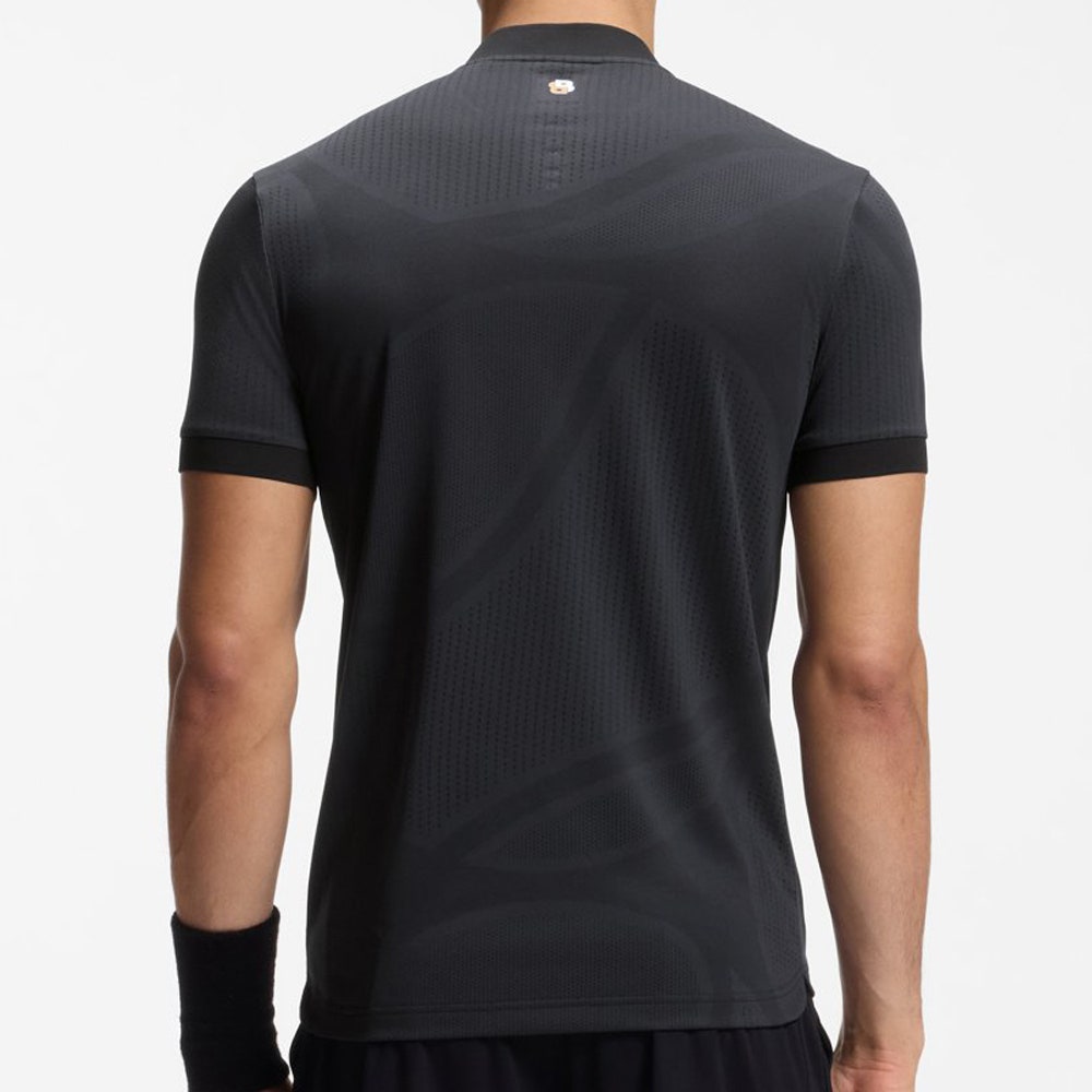 BOSS Golf Shirt - TOC Serve 3 Slim QZ - Black SU26