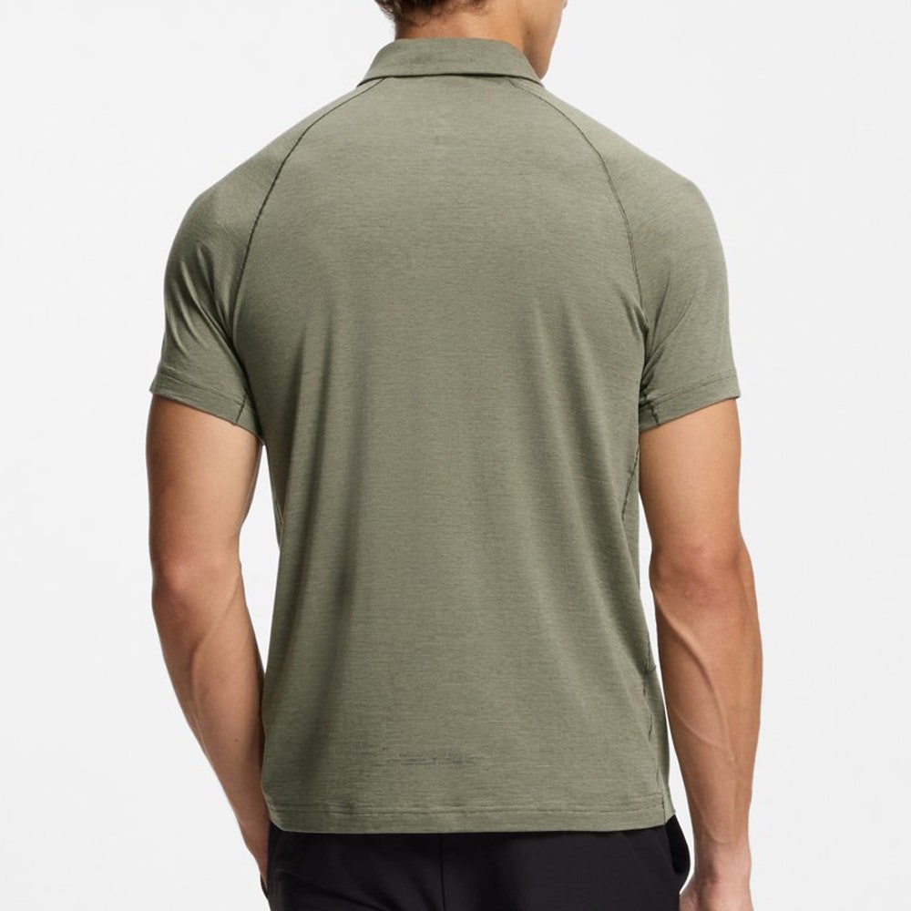 BOSS Golf Shirt - Tour Wool Slim - Olive Green SP26