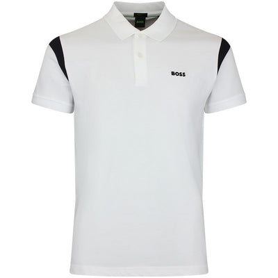 BOSS Golf Shirt - Union Paddy Reg. Fit - Bright White FA26