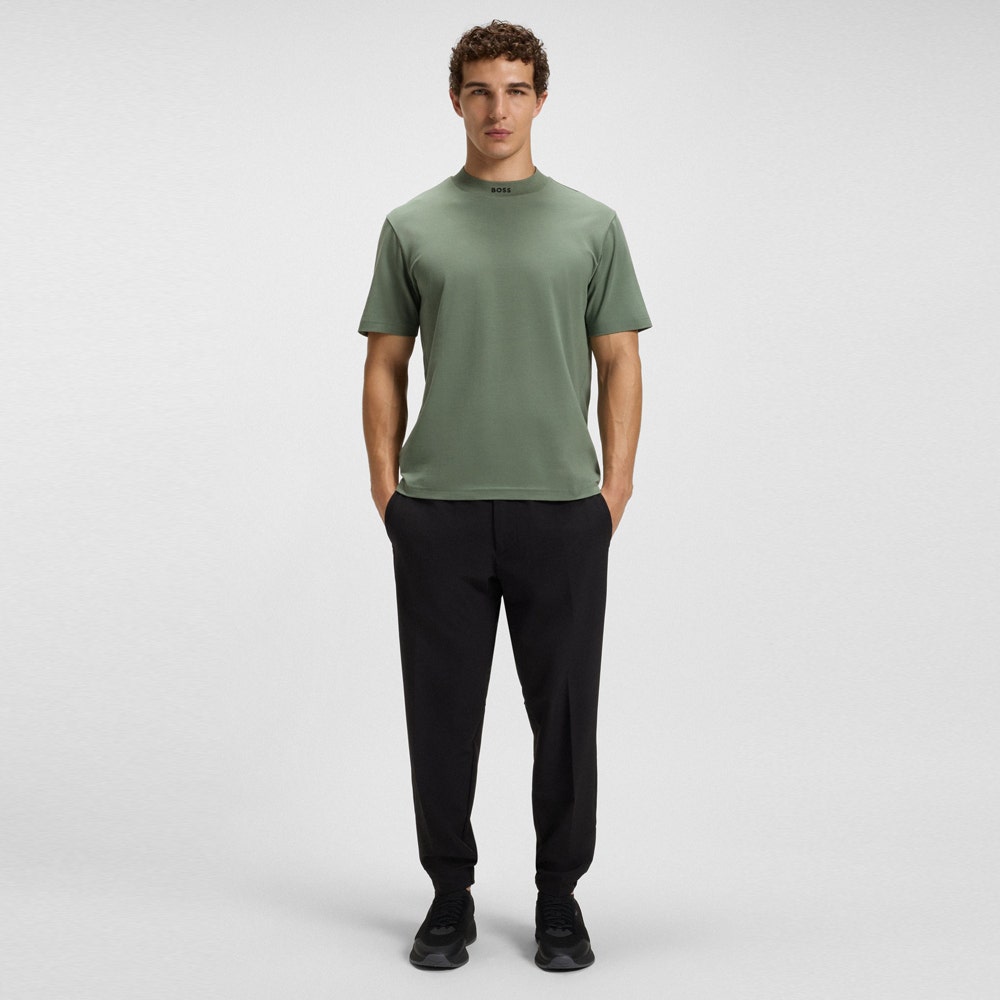 BOSS Golf Shirt - Zone Mock Neck - Laurel Wreath WI25