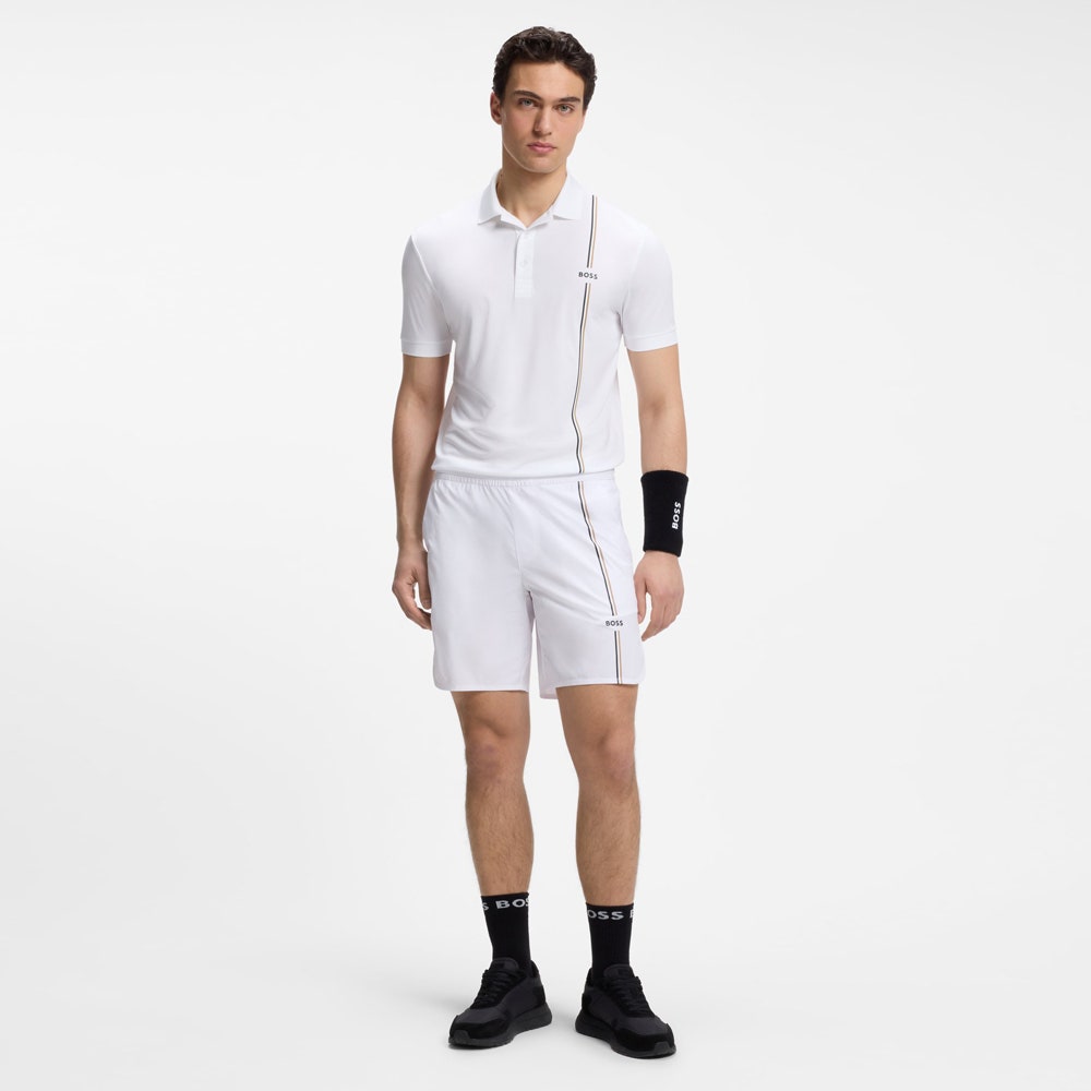 BOSS Golf Shorts - TOC Game 8" - Bright White FA26