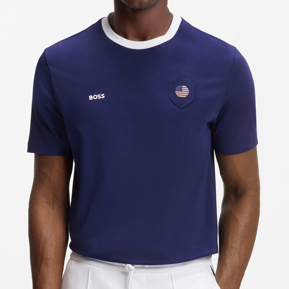 BOSS Golf T-Shirt - BB BC Lux Flag Tee - USA SU26