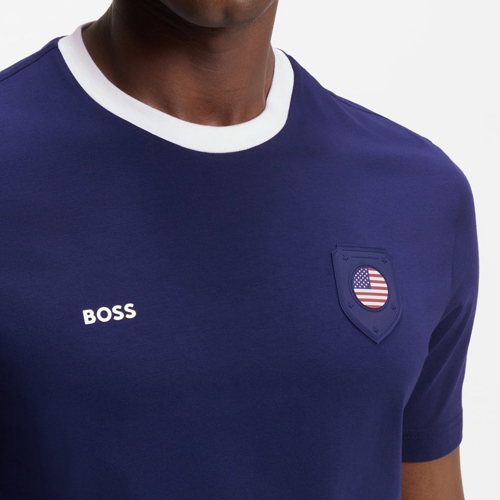 BOSS Golf T-Shirt - BB BC Lux Flag Tee - USA SU26