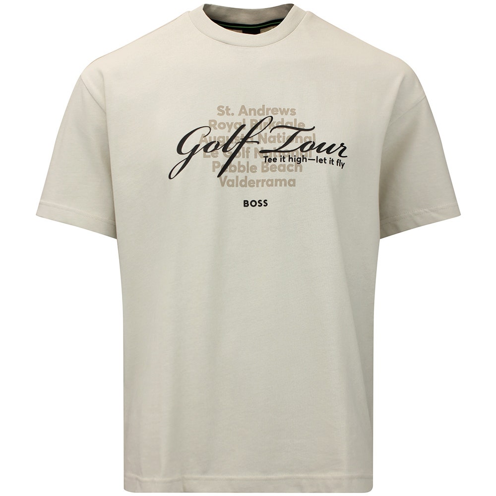 BOSS Golf T-Shirt - Network GRX Tee Relaxed - Pelican FA26