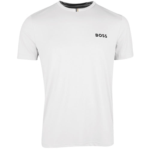 BOSS Golf T-Shirt - Spin Training TOC Slim - Bright White SP26