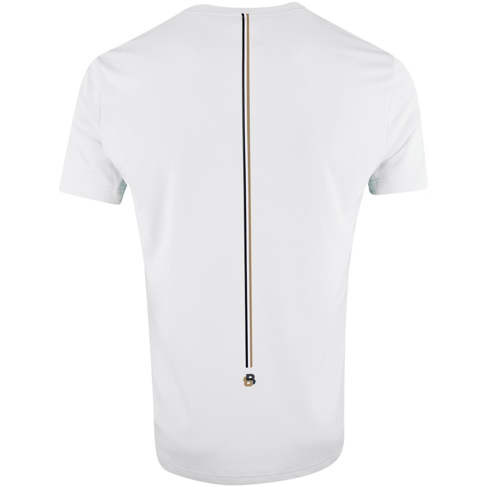 BOSS Golf T-Shirt - Spin Training TOC Slim - Bright White SP26