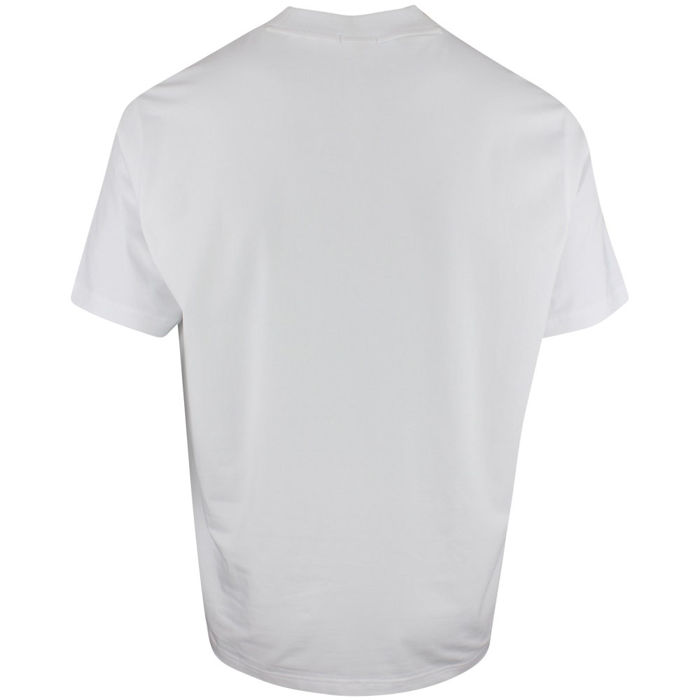BOSS Golf T-Shirt - Tee Mock Collar Relaxed - Bright White SP26