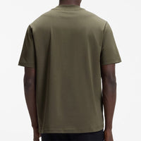 BOSS Golf T-Shirt - Tee Mock Collar Relaxed - Olive Green SP26